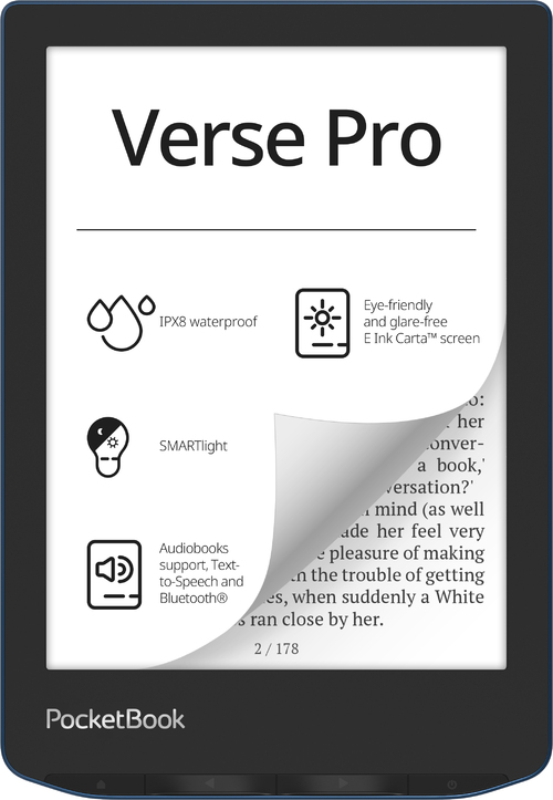 PocketBook eReader - Verse Pro - Azure-